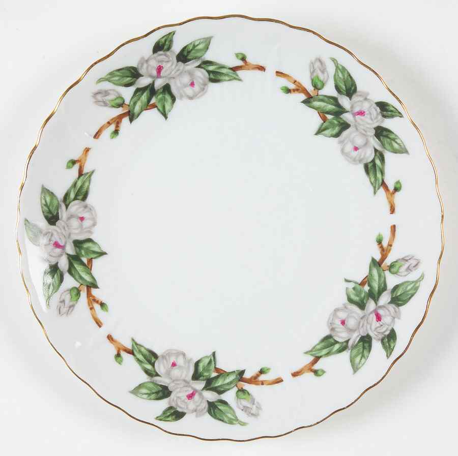 Camellia Bread & Butter Plate by Victorian (Japan)-1