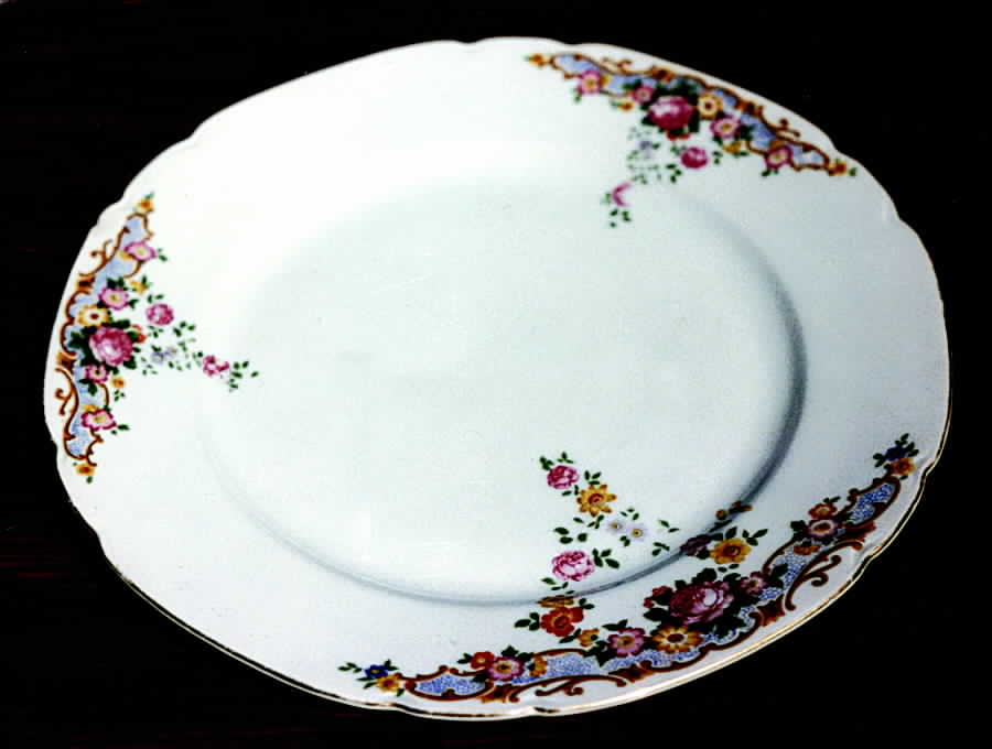 VIT148 Dinner Plate by Victoria (Czech)-1