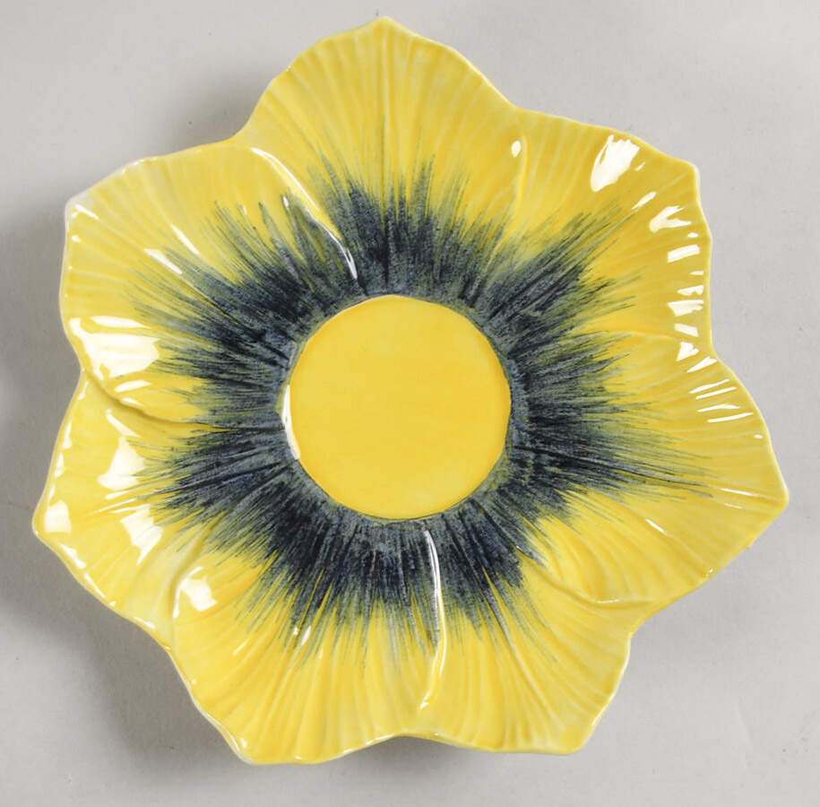 Viola Saucer for Flat Cup by Vietri (Italy)-1