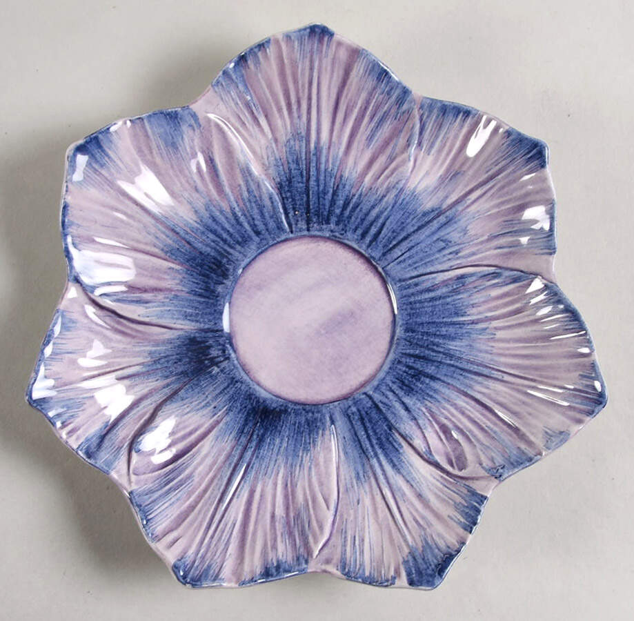 Viola Saucer for Flat Cup by Vietri (Italy)-1