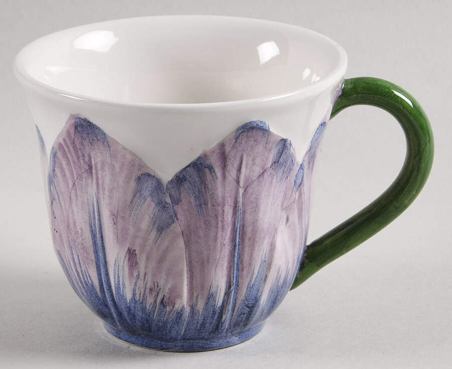 Viola Flat Cup by Vietri (Italy)-1