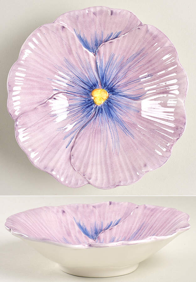 Viola Coupe Cereal Bowl by Vietri (Italy)-1