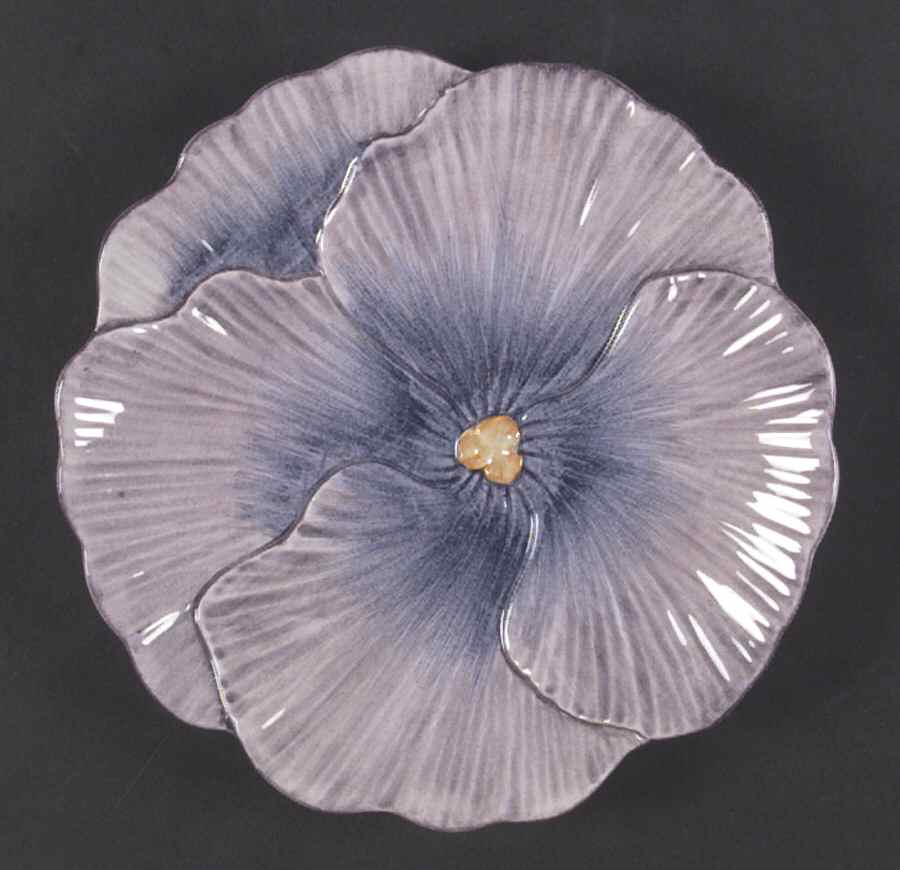 Viola Salad Plate by Vietri (Italy)-1