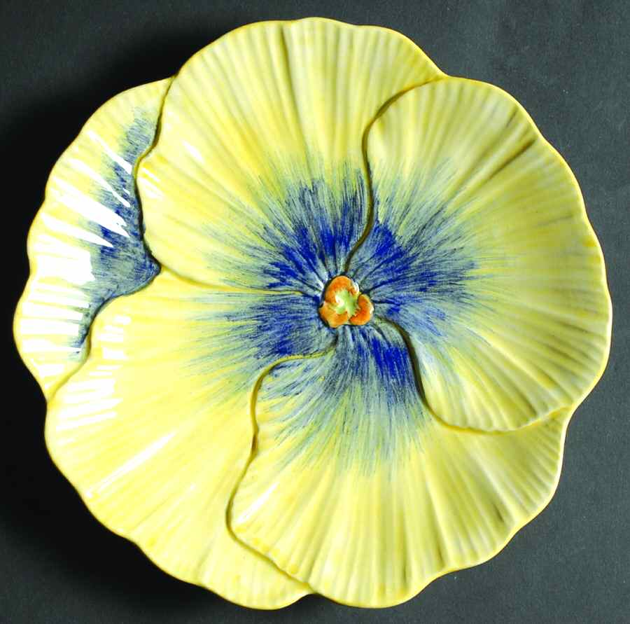 Viola Salad Plate by Vietri (Italy)-1