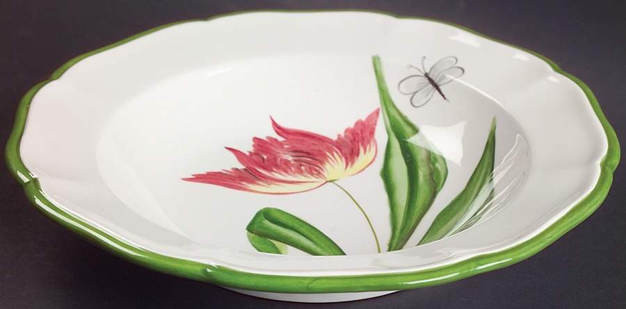 Fiori Belli 9" Individual Pasta Bowl by Vietri (Italy)-1
