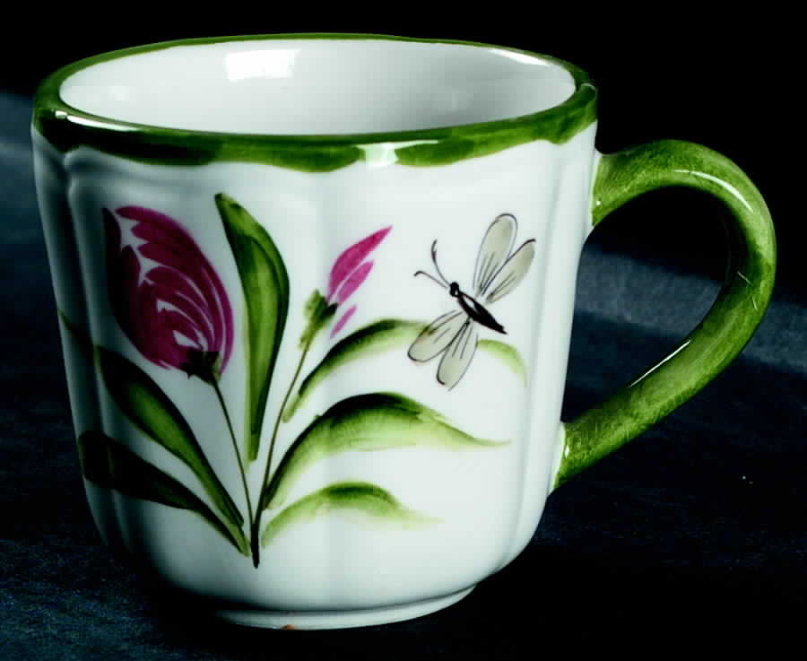Fiori Belli Flat Cup by Vietri (Italy)-1