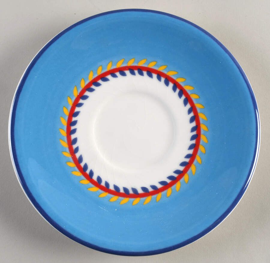 White Flowers Saucer for Breakfast Cup by Vista Alegre-1