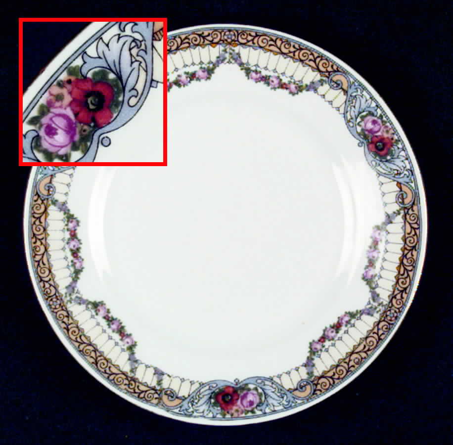 VIT154 Bread & Butter Plate by Victoria (Czech)-1