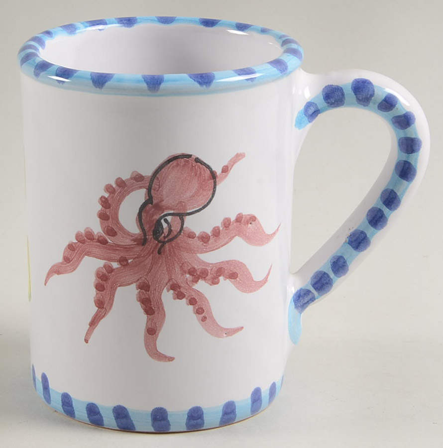 Seafood Buffet Mug by Vietri (Italy)-1