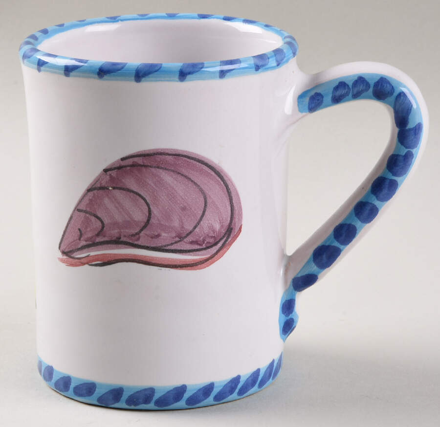 Seafood Buffet Mug by Vietri (Italy)-1