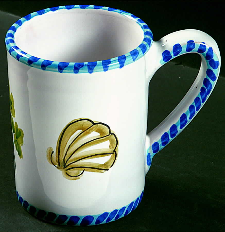 Seafood Buffet Mug by Vietri (Italy)-1