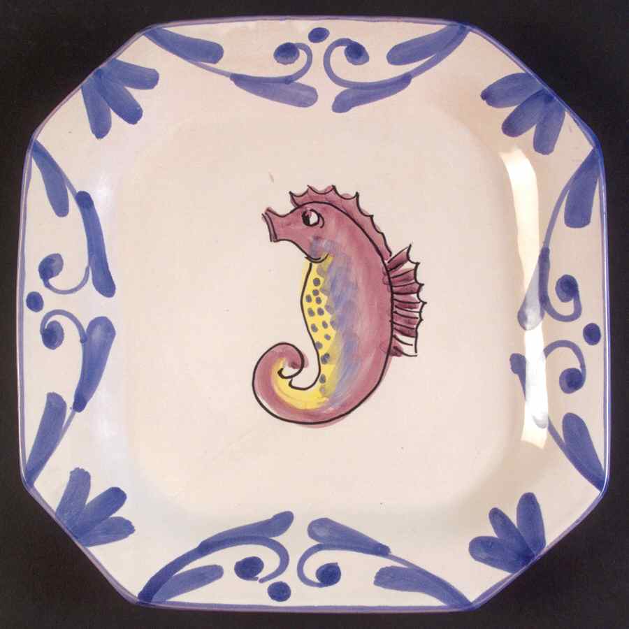 Seafood Buffet Plate Wall by Vietri (Italy)-1