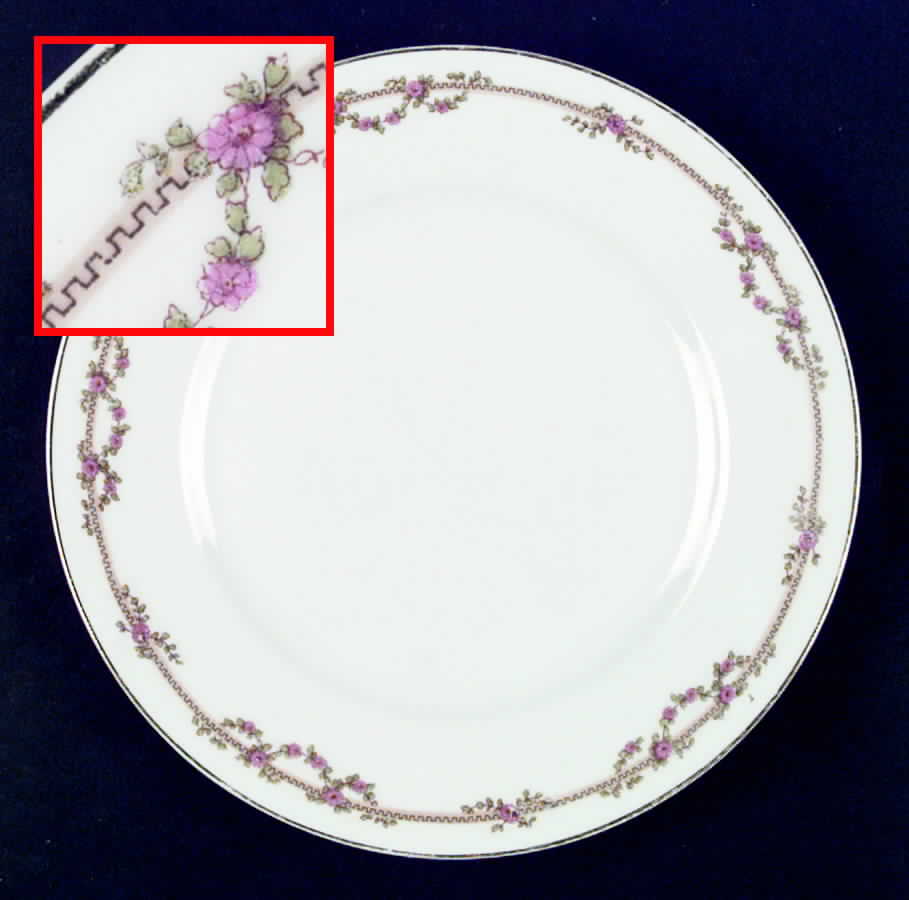 VIT155 Dinner Plate by Victoria (Czech)-1