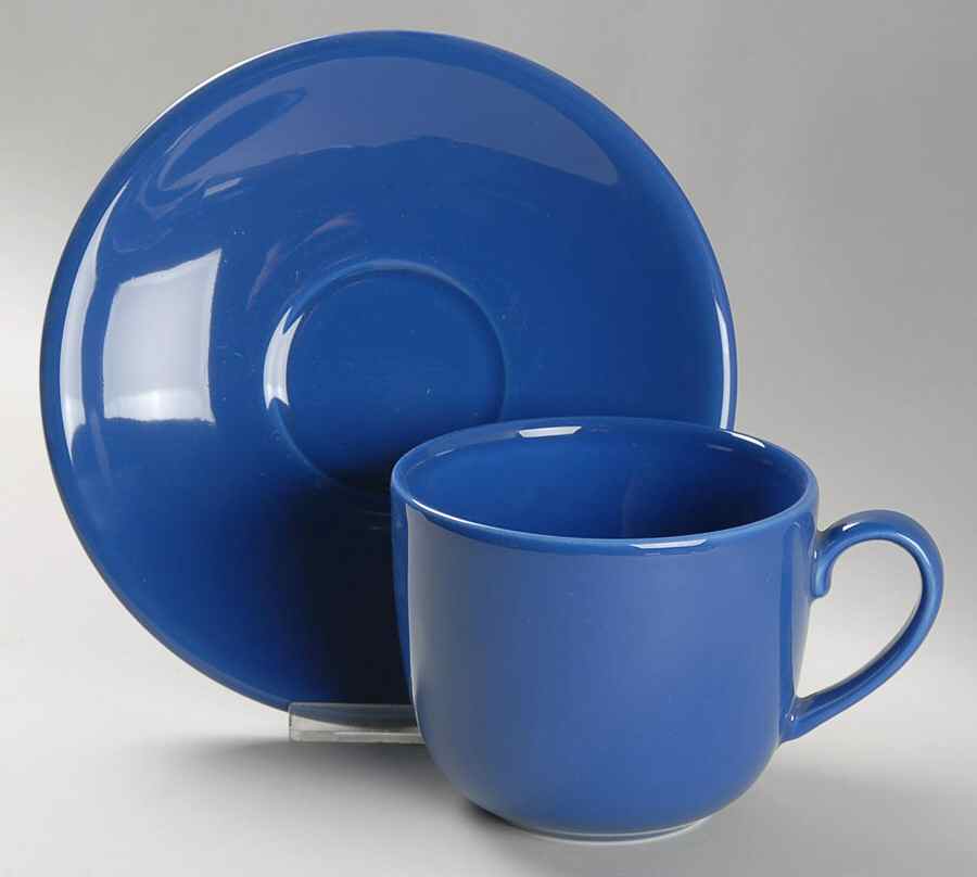 Prisma Dragon Blue Breakfast Cup & Saucer Set by Vista Alegre-1