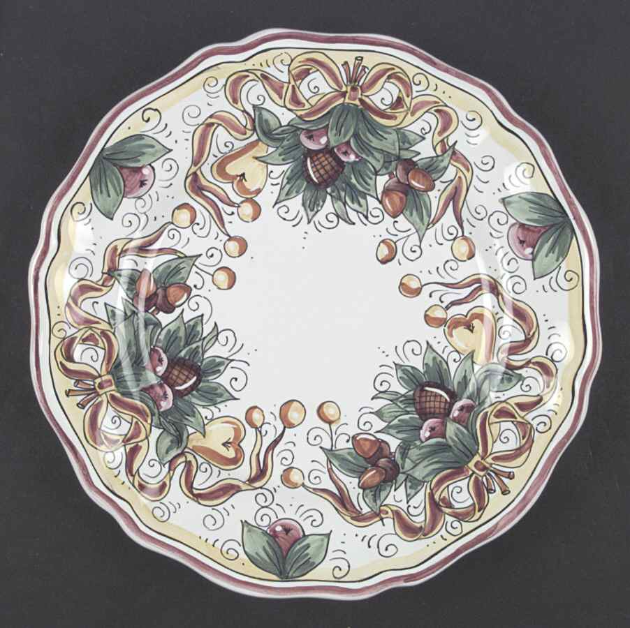 VIE19 Dinner Plate by Vietri (Italy)-1