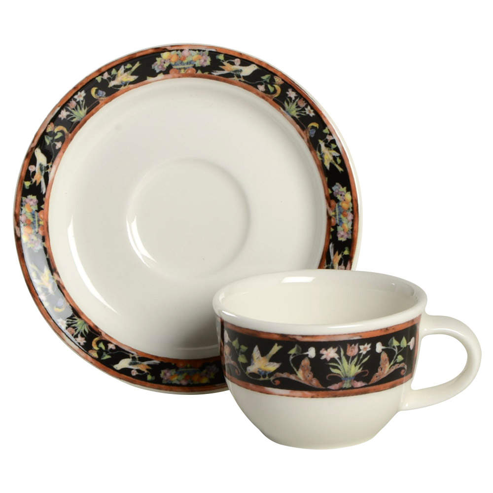 Intarsia (Restaurant) Flat Demitasse Cup & Saucer Set by Villeroy & Boch-1