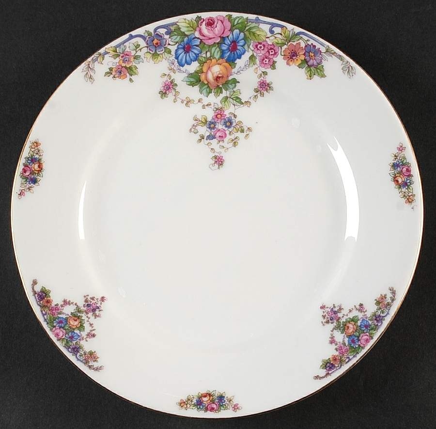 VIT156 Salad Plate by Victoria (Czech)-1