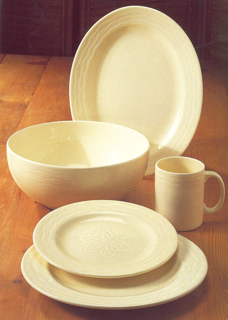 Nature Cream Dinner Plate by Vista Alegre-1