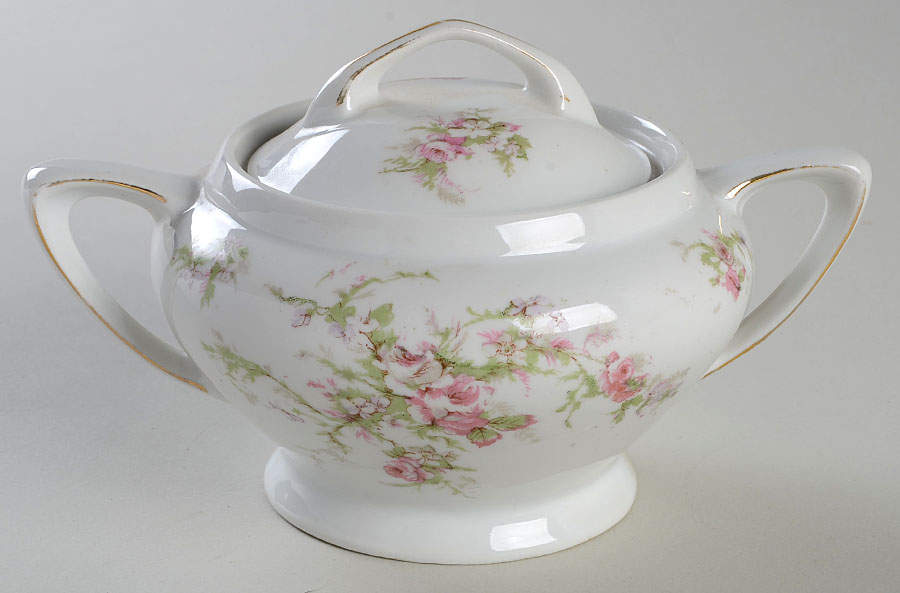 VTO23 Sugar Bowl & Lid by Victoria (Austria)-1