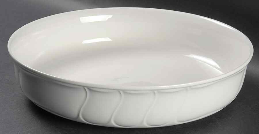 Diamant Cream Round Shallow Bowl by Villeroy & Boch-1