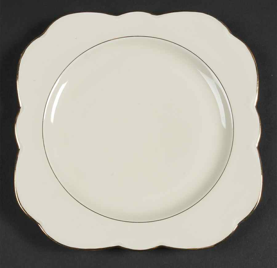 VIT160 Square Salad Plate by Victoria (Czech)-1