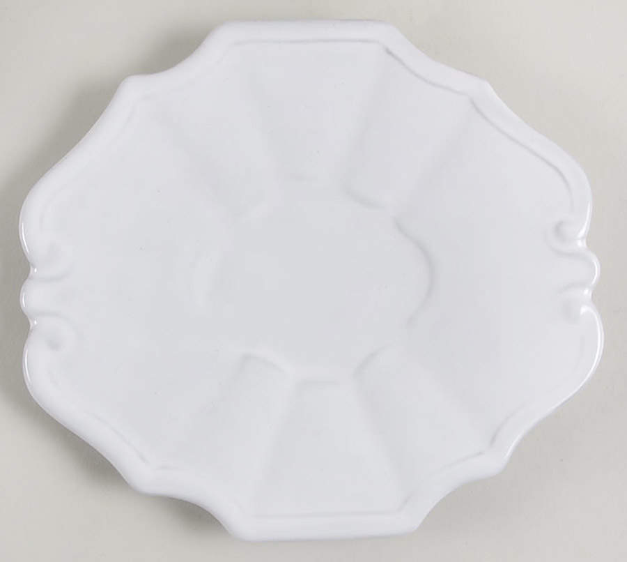 Antico Bianco Saucer by Vietri (Italy)-1