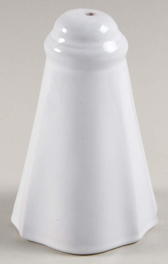 Antico Bianco Salt Shaker by Vietri (Italy)-1