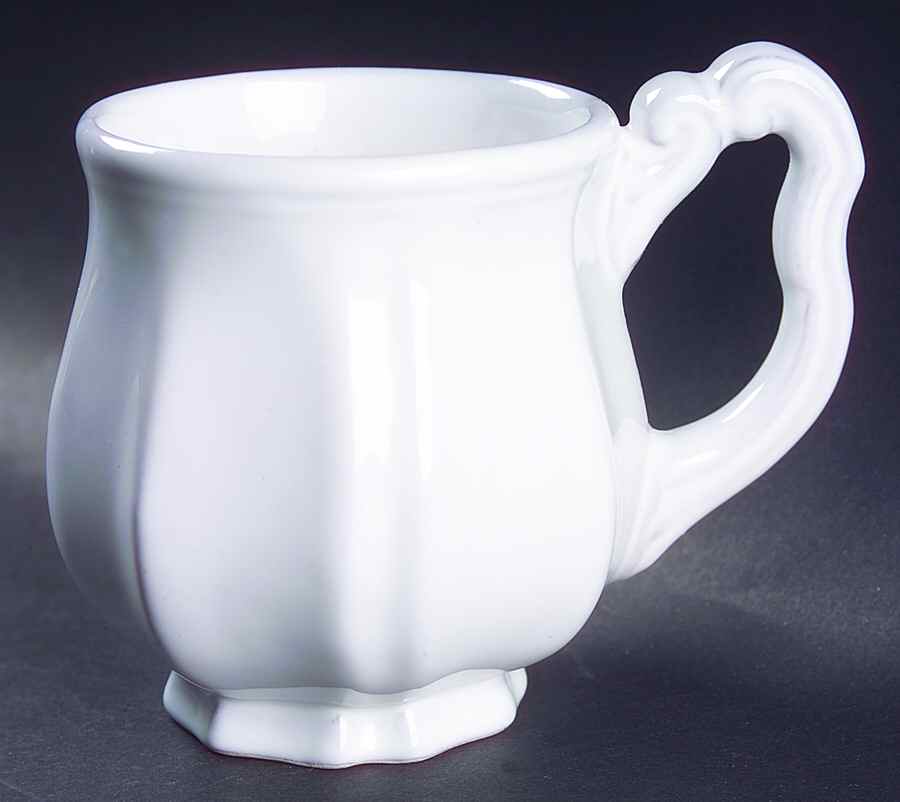 Antico Bianco Mug by Vietri (Italy)-1