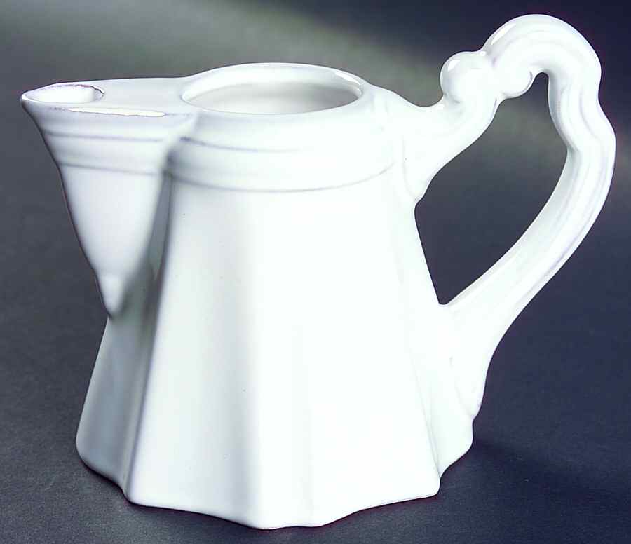 Antico Bianco Creamer by Vietri (Italy)-1