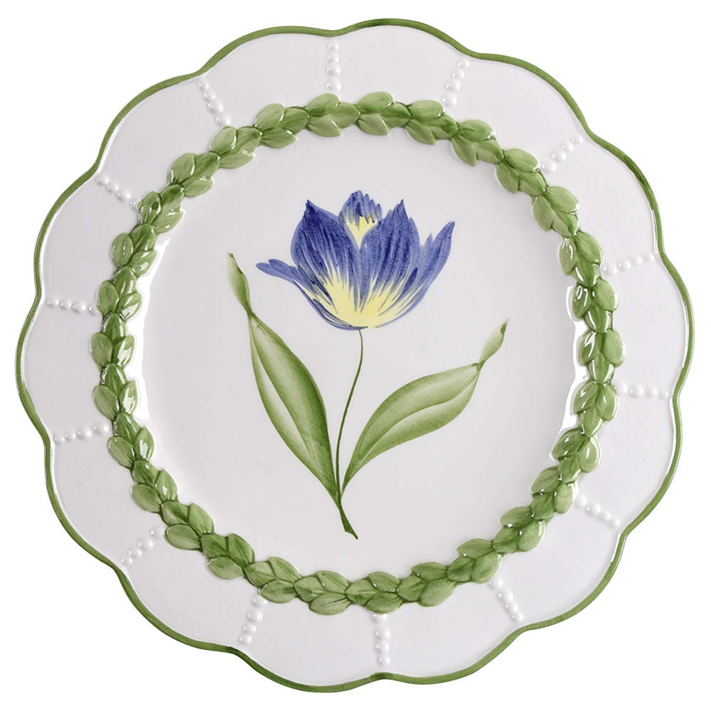 Boxwood Dinner Plate by Vietri (Italy)-1