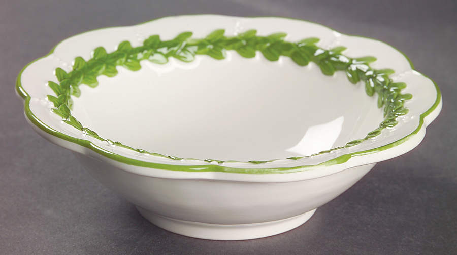 Boxwood Rim Cereal Bowl by Vietri (Italy)-1