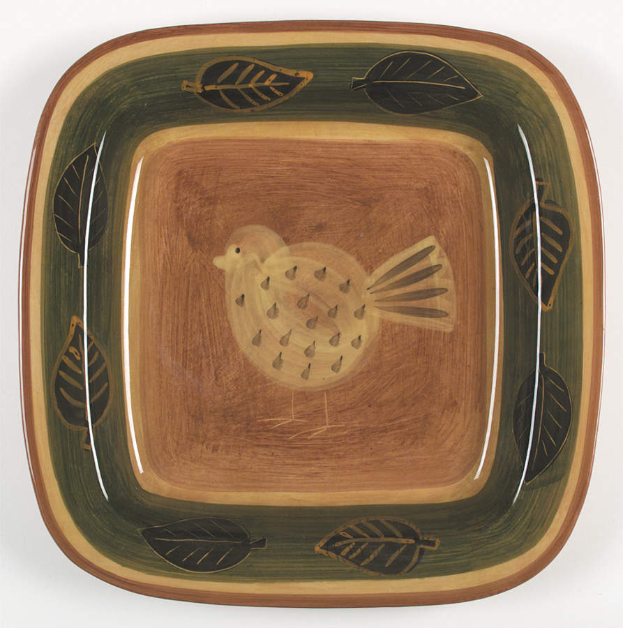 Foresta 15" Square Serving Platter by Vietri (Italy)-1
