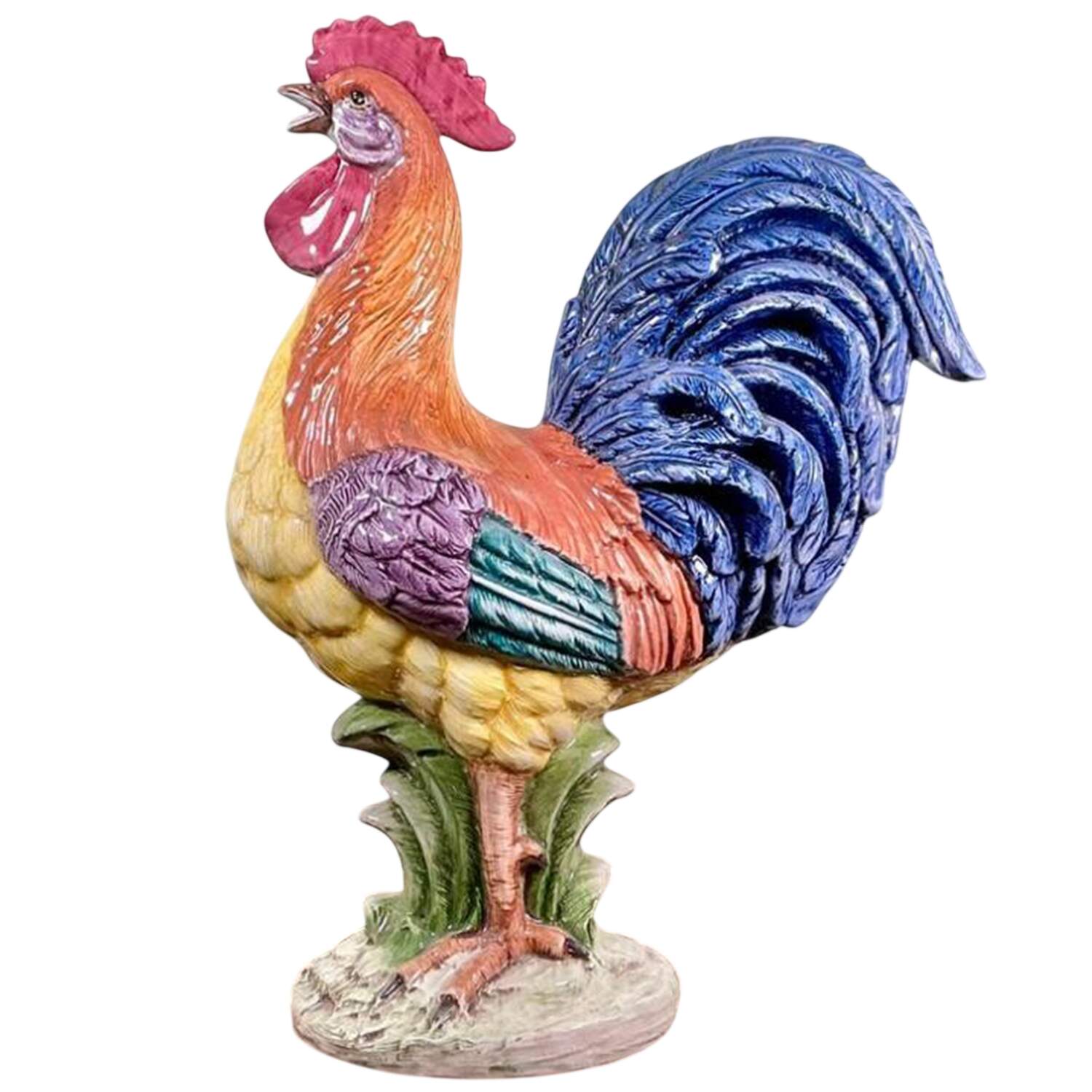 Galletto Rooster Figurine by Vietri (Italy)-1