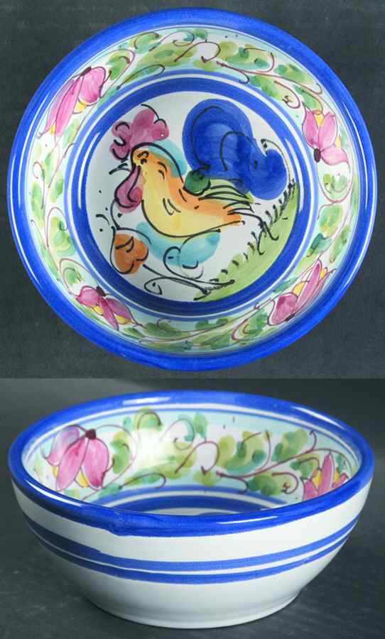 Galletto Coupe Cereal Bowl by Vietri (Italy)-1