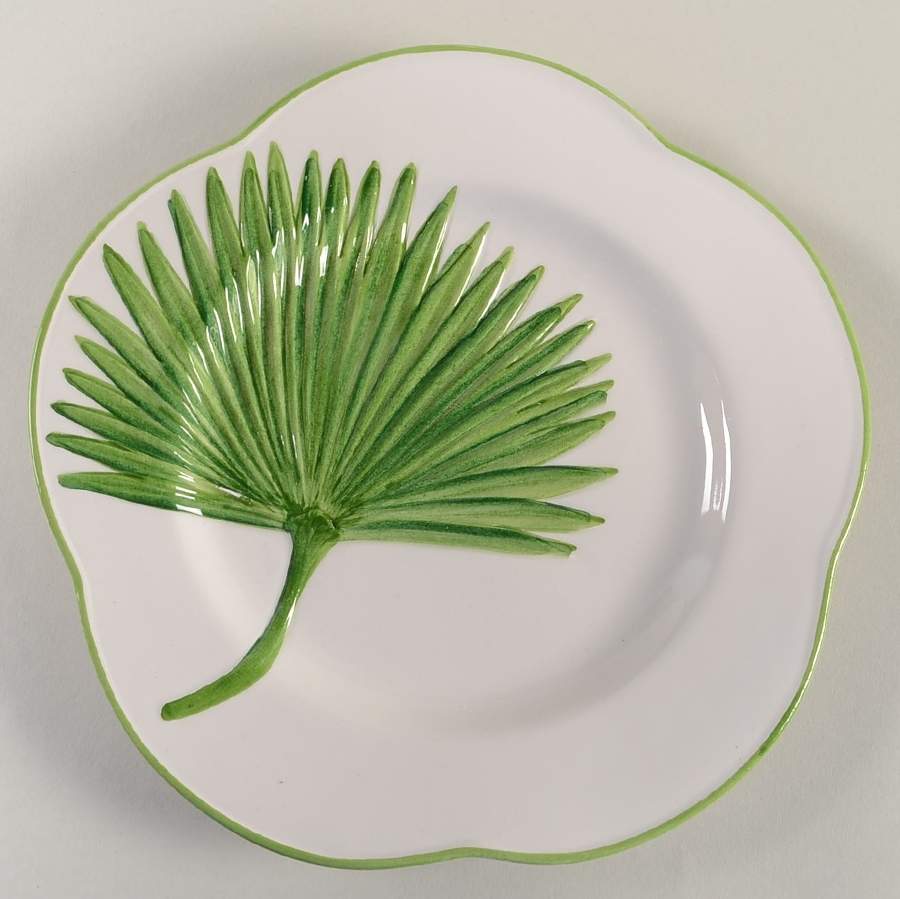 Ginkgo Salad Plate by Vietri (Italy)-1