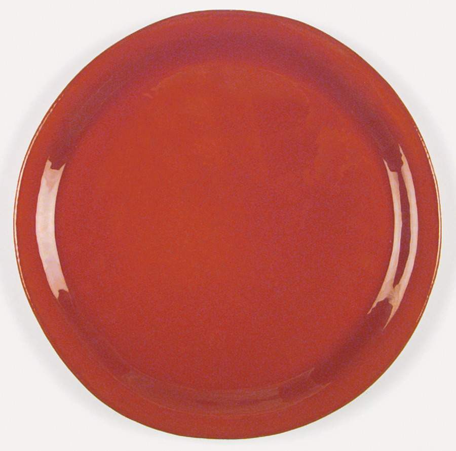 Paprika Dinner Plate by Vietri (Italy)-1