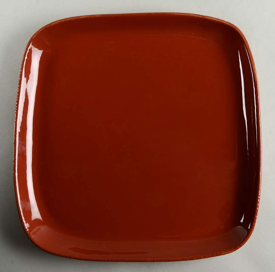 Paprika Square Service Plate (Charger) by Vietri (Italy)-1