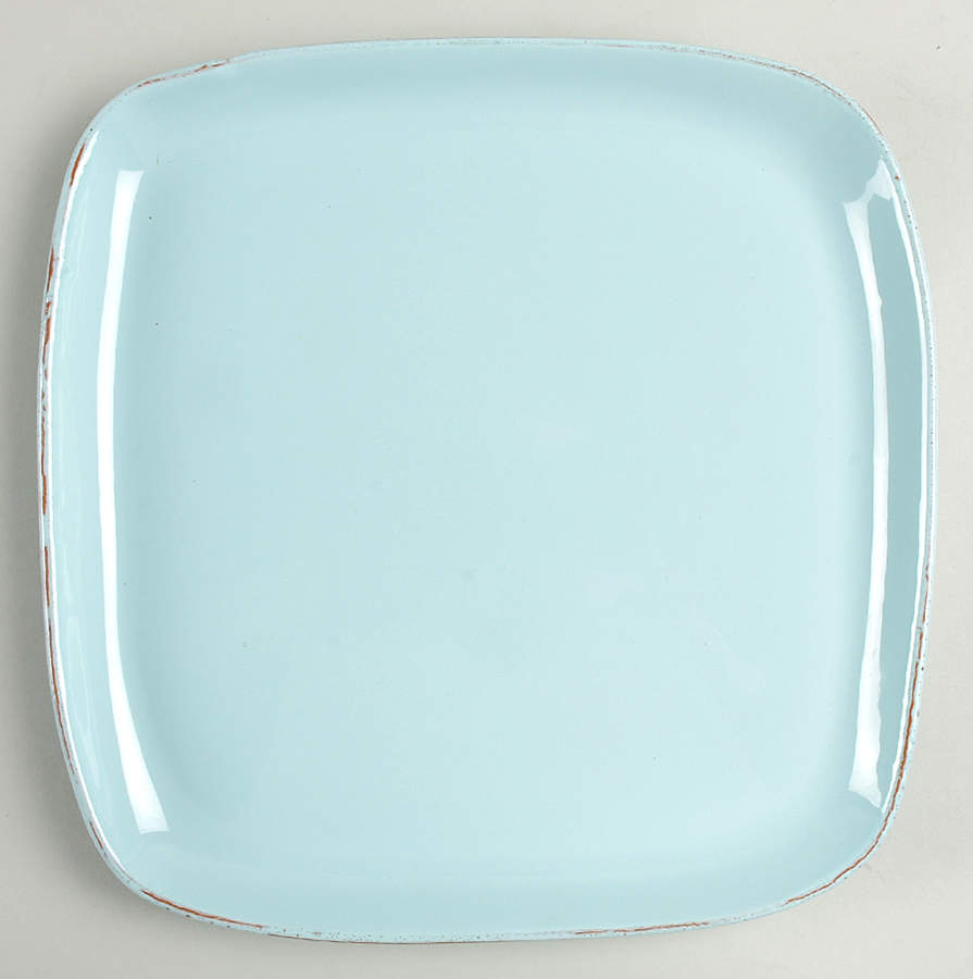 Sorbetto (Aqua) 12" Square Serving Platter by Vietri (Italy)-1