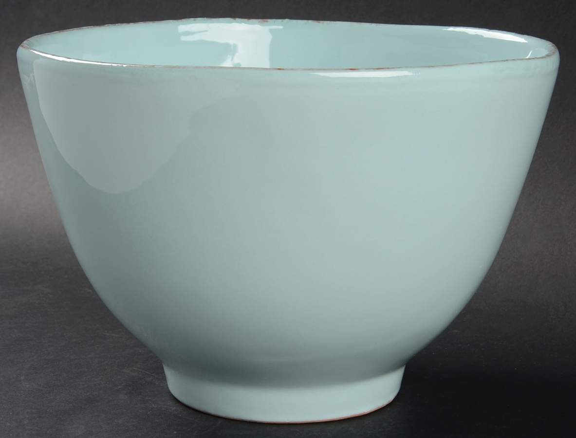 Sorbetto (Aqua) 8" Round Deep Bowl by Vietri (Italy)-1