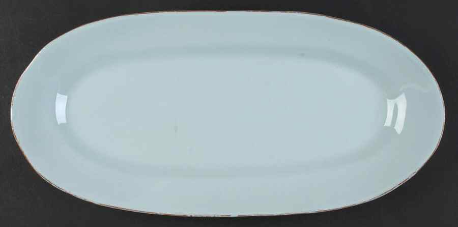 Sorbetto (Aqua) 16" Oval Serving Platter by Vietri (Italy)-1