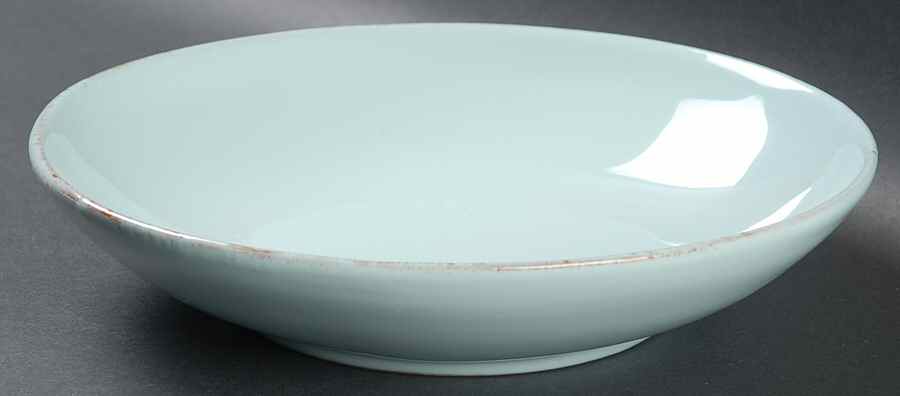Sorbetto (Aqua) 8" Individual Pasta Bowl by Vietri (Italy)-1