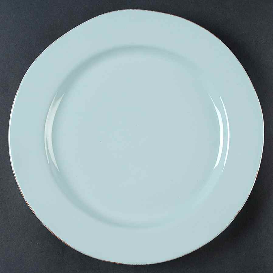 Sorbetto (Aqua) Large Dinner Plate by Vietri (Italy)-1