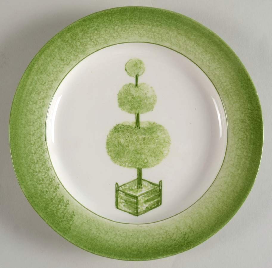 Topiary Dessert/Pie Plate by Vietri (Italy)-1