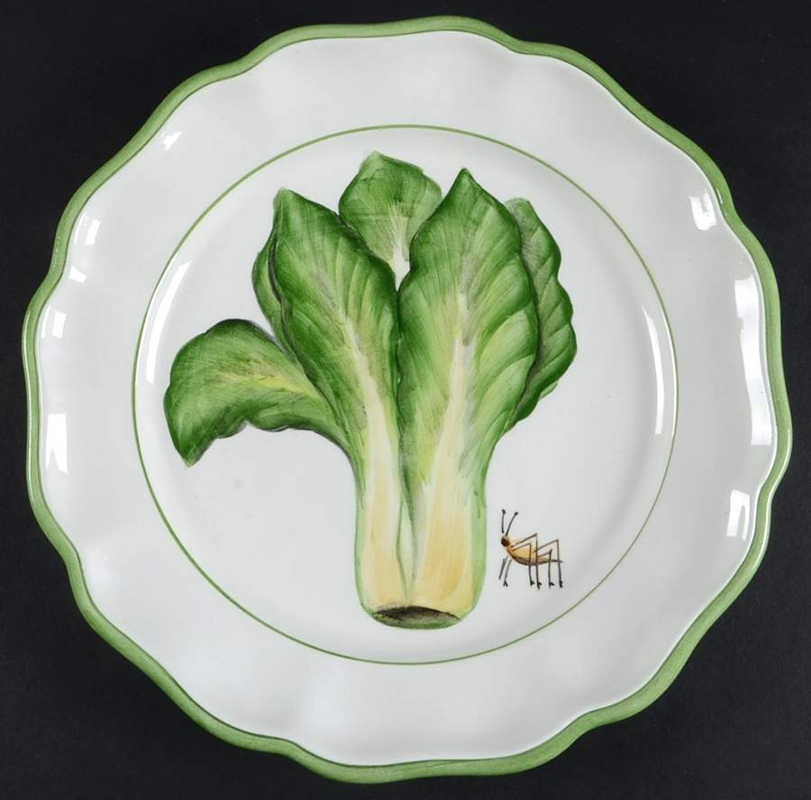 Garden Greens Dinner Plate by Vietri (Italy)-1