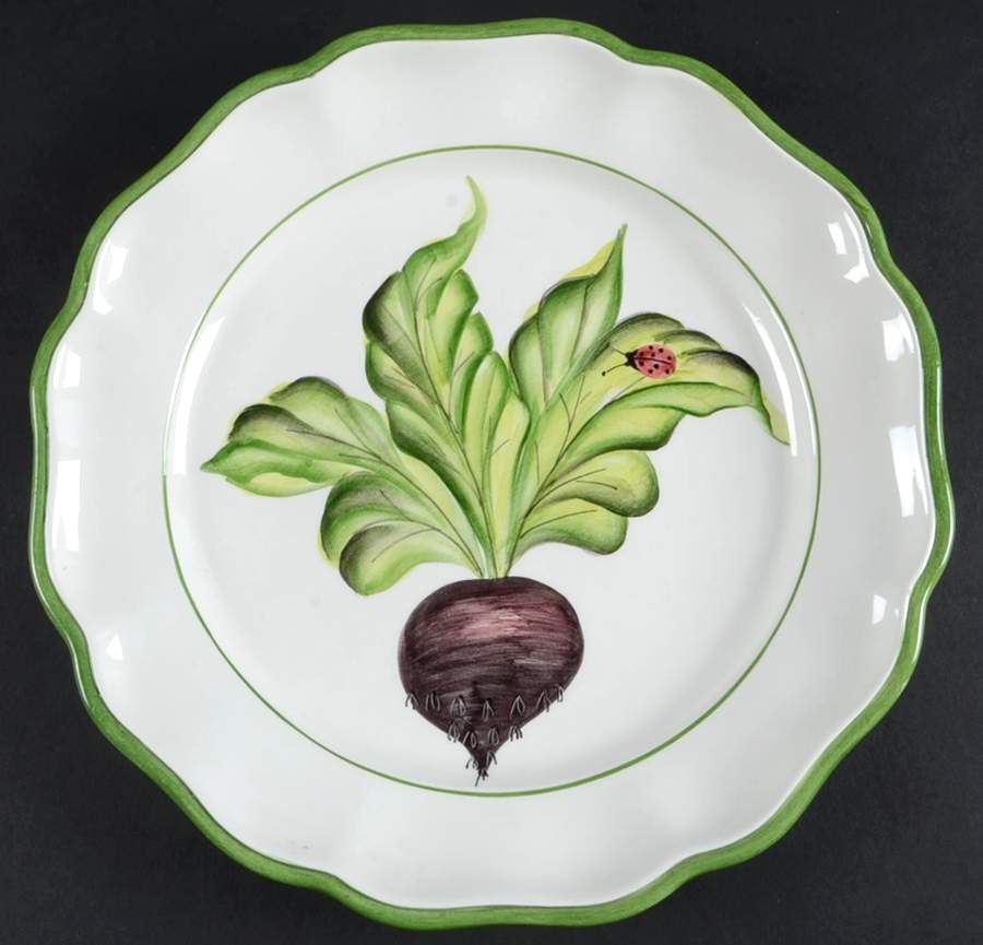 Garden Greens Dinner Plate by Vietri (Italy)-1