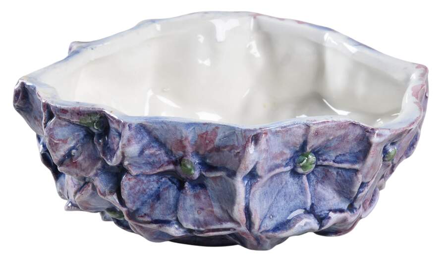 Isabelle's Garden Floral 4" Round Box No Lid by Vietri (Italy)-1