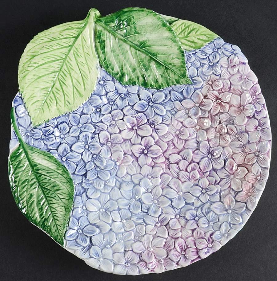 Isabelle's Garden Floral Accent Salad Plate by Vietri (Italy)-1
