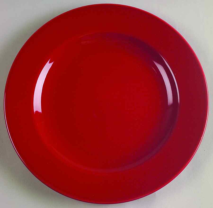 Prisma Red Dinner Plate by Vista Alegre-1