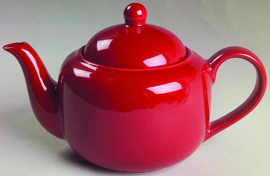 Prisma Red Teapot & Lid by Vista Alegre-1