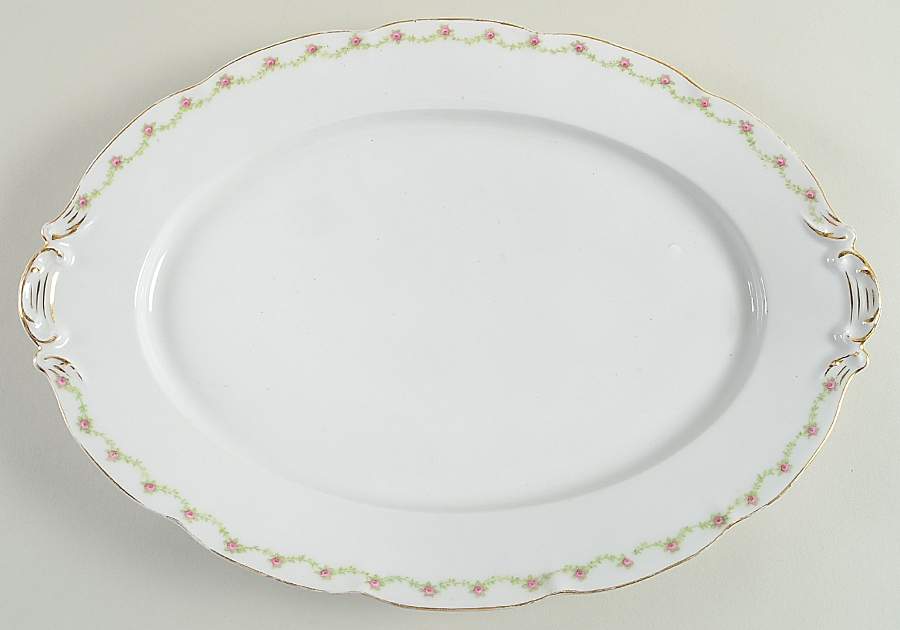 VTO24 16" Oval Serving Platter by Victoria (Austria)-1